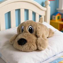fgofoc Chew Squeaky Interactive Pet Doll, Soft & Plush Chew Doll For Cat & Dog Training And Companionship, Cartoon Design Suitable For All Dog Breeds, Thickened Double-Layer Material - Mocha Brown - View 9