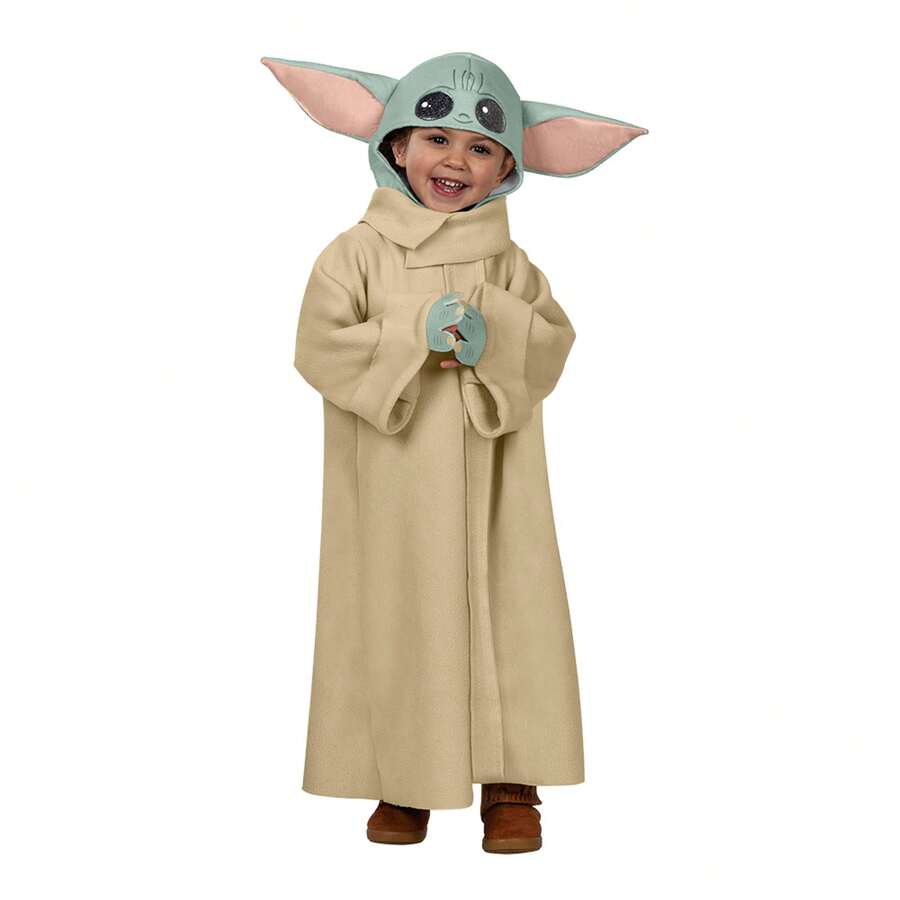 KIWI Baby Preschool Costume - Officially Licensed Star Wars Saga Character Costume - Authentic Mandalorian Iconic Character Costume - Baby Preschool Costume - Perfect For Carnival, Parties, And Themed Events - Nhiều màu - Xem 1