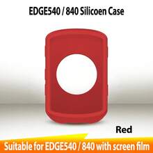 540 840 Funda GPS Bicicleta Computadora Funda de silicona Funda protectora de goma para odómetro + Película (para EDGE540 840) JIR8 - E540 840 Verde claro - Ver 11