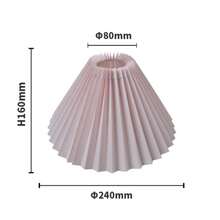 可折叠褶皱透明灯罩 - 创新简约设计，可拆卸重复使用，适用于落地灯、吸顶灯、台灯和卧室照明。是家居装饰、卧室、客厅、婚礼和节日装饰的理想之选。采用柔和漫射LED灯光 - 完美的装饰礼品！ - 彩色 - 查看 11