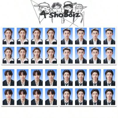 92 piezas Pegatinas de fotos de estrellas del nuevo álbum "SHOT CALLERS" de K-Pop LNGSHOT, Tarjetas LOMO, Fotos de identificación grupal de LNGSHOT, Fotos de fanchant, Tarjetas pequeñas de doble cara, Fotos de tarjetas coleccionables/Tarjetas de felicitación/Marcadores de libros, Juego de pegatinas de tarjetas LOMO temáticas, Artículos de fans esenciales