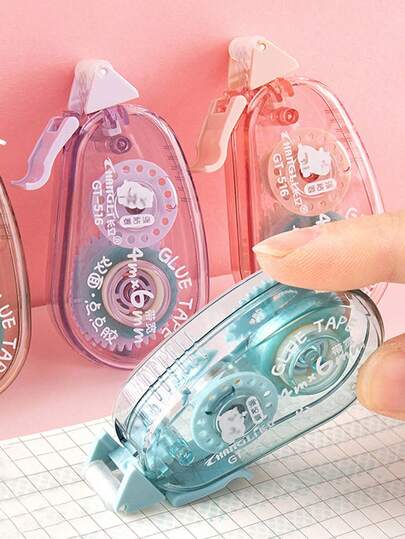 Double-Sided Adhesive Dots Glue Tape, Acid Free & Archival-, Permanent Tape Roller Tape Runner, Adhesive Tape Dispenser For Crafts And Scrapbooking,Sticky Glue Tape Runner Scrapbooking Supplies For Adults