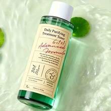 200ml/6.76 Fl Oz Daily Purifying Toner With Salicylic Acid And Centella - Pore Minimizing, Oil Control, Facial Exfoliator - Korean Vegan BHA Toner - Green - View 1