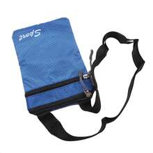 护照文件包，小型斜挎包，手机包，带2个拉链口袋和可调节肩带，男女通用斜挎包 - 彩色 - 查看 11