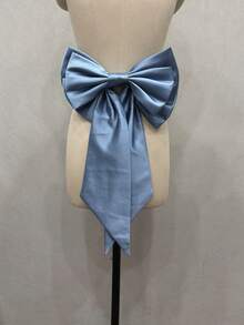 1pc Satin Fabric Bow Decor Back Accessory Waist Decoration,For Romantic Wedding Dress Valentine's Day Accessories - Multicolor - View 31