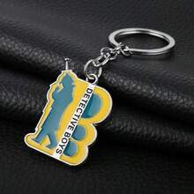 1pc Detective Badge - Detective Keychain - Full Metal Model - Cosplay Prop - Home Decor - Backpack Keychain - Holiday/Birthday Gift - Halloween Gift - Christmas Gift - Gift - Toy - Multicolor - View 3