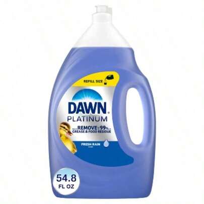 Dawn Refreshing Rain Scent Platinum Dishwashing Liquid Dish Soap Kitchen Cleaner