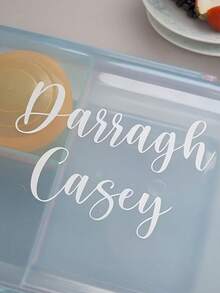 1pc Customized Romantic Valentine's Day Sticker, Expressing Love, Perfect For Valentine's Day, Personalized Name/Text - Multicolor - View 4