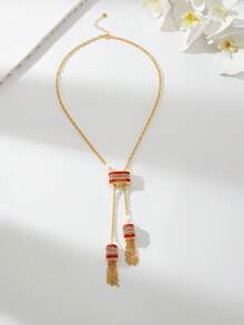 Mgyi 金色铜质时尚高端复古女士手链，18K镀金优雅方形设计，适合尼日利亚、迪拜、中东、沙特阿拉伯等地，可用于新娘婚礼、日常佩戴、结婚纪念日礼物、万圣节礼物等。 - PXL-222 - 查看 5