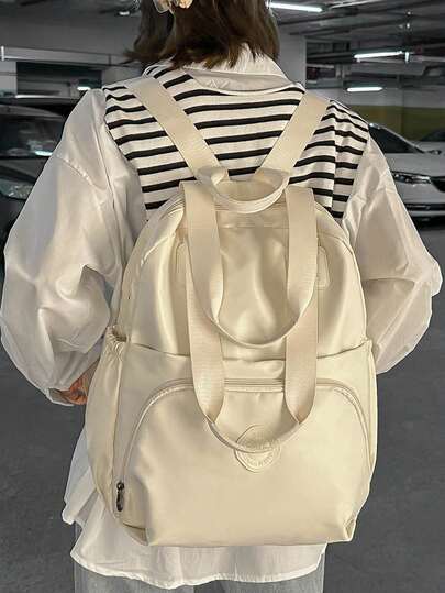 peach tree حقيبة ظهر سفر يونيسكس، حقيبة يد واستخدام مزدوج وحقيبة كتف، حقيبة لابتوب، حقيبة للأزواج، فصل جاف ورطب، لون أحادي عادي، سعة كبيرة، متعددة الجيوب، محمولة، ضروريات العطلات، السفر والعطلات، الرياضة واللياقة البدنية، المدرسة، الأعمال، حقيبة الكمبيوتر المحمول، هدية، العودة إلى المدرسة، الكلية، عيد الهالوين، عيد الميلاد، حقيبة الصراخ، حقيبة ظهر للنساء، هدية عيد الميلاد الشتوية، شجرة الخوخ