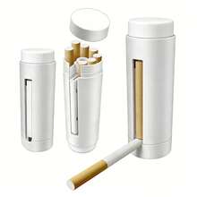 1个自动弹出式香烟盒，酷炫便携一键式香烟分配器，防潮防压香烟收纳盒 - 彩色 - 查看 9