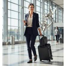 Lightweight 4Pcs Trolley Set PP ABS Hard Shell TSA Lock 8 Spinner Wheels - Gold - View 8