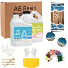 1000ml Casting Epoxy Resin, Bubble-Free And Crystal Clear Epoxy Resin Kit, Resin And Hardener With 1:1 Volume Mixing Ratio, Suitable For Jewelry Making, Handicrafts, And Arts - Multicolor - View 1