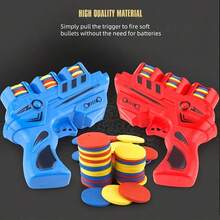 Zabawkowy pistolet w kształcie marchewki - zabawka w kształcie strzałek wykonana z miękkiej pianki EVA, miękki materiał, łatwa w obsłudze, odpowiednia dla dzieci, nadaje się do interaktywnych gier wewnątrz i na zewnątrz, zabawna zabawka łagodząca stres, odpowiednia dla dzieci powyżej 3 lat, idealna do gier grupowych i spotkań rodzinnych, świetny prezent dla chłopców i dziewcząt na Boże Narodzenie, Halloween i urodziny. - Wielokolorowe - Zobacz 1