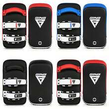 GINGPAI Thick Professional Muay Thai Kick Pad, Curved MMA Punching Target, Boxing Kicking Shield Training Equipment - Multicolor - View 6