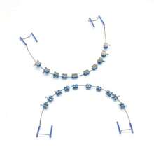 1 Pack Temporary Dental Rations Wit Ml Wires Ml S And Ortic Ligatures Props  Ortis To Explain Props  Dental Studen To Practice. Blue - Màu xanh lam - Xem 3