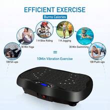 LIPETY Whole Body Vibration Plate Exercise Machine - Oscillating Rhythm Fitness Trainer For Home Workout & Weight Loss - UK Plug(220-240V) - View 7