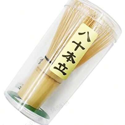 Batidor de bambú hecho a mano para matcha, y batidor de té natural, kit de accesorios para preparar el tradicional té matcha japonés