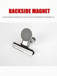 Metal Magnetic Ticket Holder, Magnetic Ticket Clip, Ferrite Magnetic Clip, Hand Wallet, Notebook, File Folder, Refrigerator Sticker, Memo Magnet Clip - Note Holder - View 4