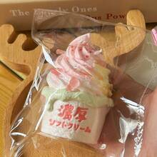1个2026新款厚冰淇淋挤压玩具，硅胶减压玩具，手工制作，生日、节日、圣诞节完美礼物 - 彩色 - 查看 4