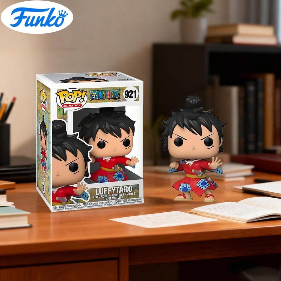 Mô hình Funko POP! thuộc series Anime One Piece - Luffy (kimono) - Mô hình vinyl sưu tầm - Lựa chọn quà tặng tuyệt vời - Sản phẩm chính thức được cấp phép - Dành cho người hâm mộ anime - Mô hình trưng bày sưu tầm - Nhiều màu - Xem 1