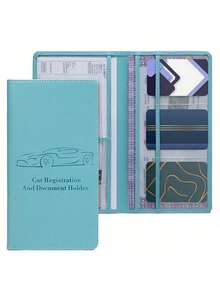 Car Document Package Card Holder, Car Glove Box Storage Bag, Car Document Storage Bag - 粉紅色 - 查看 18
