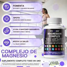 Complejo de Magnesio con Vitamina B |9 Formas de Alta Absorción - 90 Cápsulas | MVPCARE Ayuda a Reducir el Cansancio y la Fatiga | Soporte Muscular y Nervioso |Contribuye al Funcionamiento Normal de Músculos y Sistema Nervioso |Apto tanto para hombres como para mujeres. - Otros - Ver 8