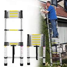 Aluminum Telescopic Ladder, Folding Ladder, Double Ladder, Sliding Ladder, Multi-Purpose Ladder, Ladder, Single Ladder, Aluminum Ladder - 3.2m - View 1