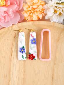 波西米亚风几何简约系列粘土切割器，用于耳环首饰制作的聚合物粘土切割器，粘土工具，聚合物粘土耗材，美术用品 - Clay Cutters - 查看 18