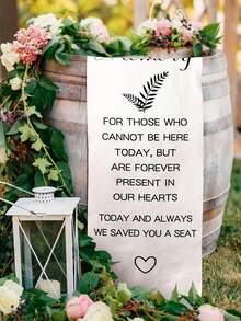 1件优雅“已预留”椅牌，婚礼椅牌横幅，婚礼装饰，新娘送礼会装饰，婚礼派对椅牌，设计有“尊贵宾客预留”字样，适用于缺席装饰、周年纪念装饰、婚礼装饰、节日派对用品 - 彩色 - 查看 9