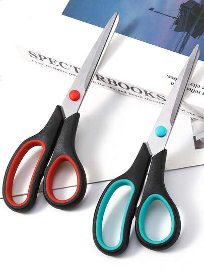 Multi-Purpose Scissors, Stainless Steel Office Scissors With Comfortable Grip Handle, Suitable For Office, Sewing, Arts & Crafts, DIY Scissors, Handicraft Scissors