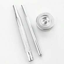 260 PCS Heavy Duty Snap Fasteners Press Studs Kit +Poppers Leather Button Tool - A - View 3