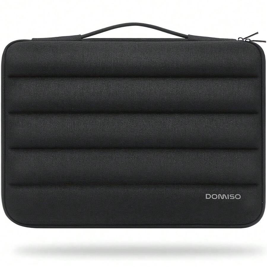 15.6 Inch Laptop Case Sleeve Protective Cover Compatible With 16 Inch Pro M4 M3 M2/Pro Max,15.6-16 Inch HP ASUS Chromebook,Waterproof Computer Cases Bag With Handle,Black - Black - View 1