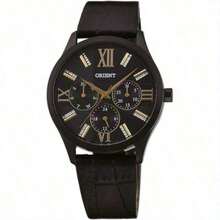 Orient Classic Women's Watch With Elegant Black Leather Strap FSW02001B0 - Black - View 1