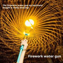 120-Hole Super Water Gun - 41cm Large Pull-Type Jet Water Gun With Firework Spray Effect, Perfect For Outdoor Pool And Beach Parties, Essential For Youth Group Games, Stress-Relieving Water Toy, Cool Summer Gift - Multicolor - View 7