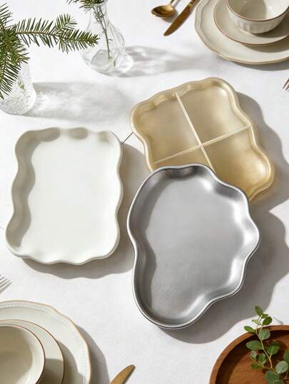 1pc 3D Rectangular Tray Silicone Mold - Leak-Proof Thick Sturdy For Resin/Gypsum/Cement DIY Gifts Home Decor Wedding Storage Valentine's Day Decor