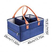 Small Thick Felt Diaper Bag, Handheld Mommy Bag, Handheld Baby Diaper Storage Bag - Multicolor - View 25