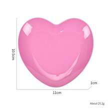 Jewelry Tray Nail Tools Heart-Shaped Storage Tray Cosmetic Tray Metal Plate - Multicolor - View 9