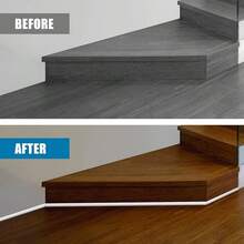 1pc Flexible White Rubber Trim, Flexible Quarter Round Molding Self-Adhesive Bendable Edge Trim, Suitable For Doors Windows Bathroom Kitchen Countertops Floor And More - C - View 9