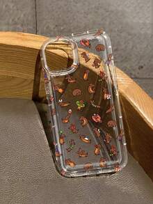 1pc Cute Dog Print Inflatable Phone Case, Soft TPU Protective Cover, Creative Pattern Phone Case, Compatible With IPhone 17 16 15 14 13 12 11 X, Ideal Gift For Valentine's Day, Birthday, Christmas, Halloween, Boyfriend, Family And Friends - Many - View 5