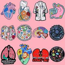 12pcs Cute Enamel Brooch Set, Zinc Alloy Material, Women Brooch, Clothing Gift, Fashion Accessory - Black - View 1