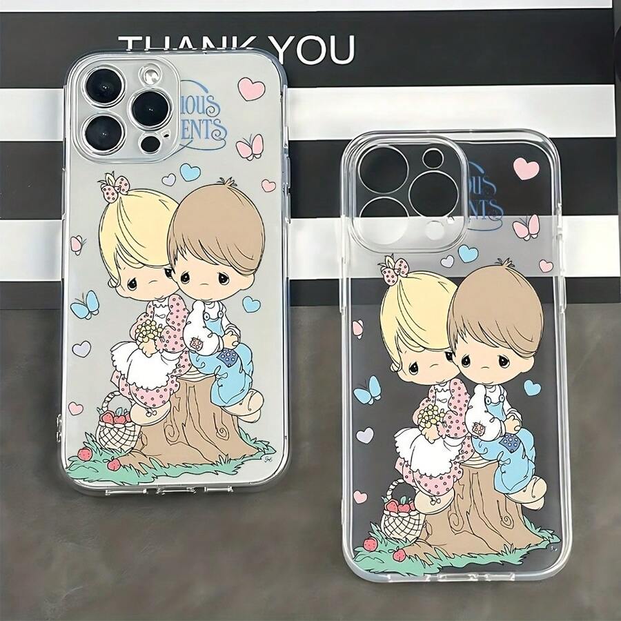 Phone Case: Art P-Precious M-Moments Compatible With 17 16e 16 15 14 13 12 11 Pro Max Mini Air XR XS X 7 8 Plus Transparent TPU Soft Back Case Travel Essential Phone Case 17 QRYD - 混合顏色 - 查看 1