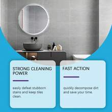 Limpiador para Azulejos de Cerámica y Mármol | - Brillo Intenso y Renovación Completa, No Daña Materiales, Elimina Manchas Instantáneamente, Limpieza Profunda para Hogar - Líquido - Ver 4