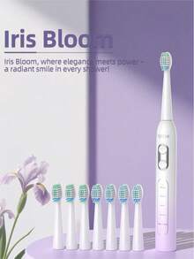 Yunchi Customized C2 Electric Toothbrush, 4 Brush Heads, 1 Dust Cover, Boxed Packaging, 1 Charging Cable - Multicolor - View 12