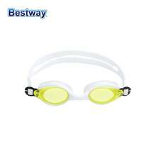 Bestway 21130 专业高清防雾防水泳镜 1 副，舒适白色镜框，视野清晰，男女游泳者的理想之选 - 21130-Yellow - 查看 6