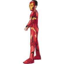 KIWI Déguisement Iron Man Classic Z pour enfants - Costume sous licence officielle - Authentique costume de super-héros - Idéal pour les fêtes et le carnaval - Facile à enfiler et à retirer, tissu confortable et léger - Multicolore - Voir 4