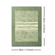 1/3pcs Set Unframed Beige Green Abstract Dots Lines Japanese Art Canvas Poster Retro Japandi Wall Art Print Wabi Sabi Minimalist Vintage Painting For Apartment,Living Room,Bedroom,Modern Home Decoration - A - View 9