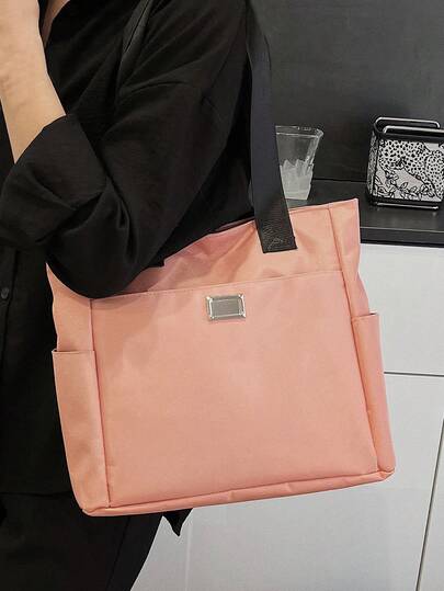 单肩新款包包，时尚拉链手提包，牛津布轻便斜挎包，多功能大容量包