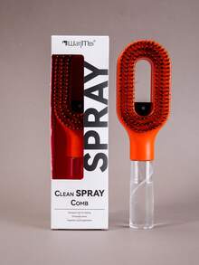 WANMEI 1 PC Hair Brush With Hair Spray Bottle,Cleaning Fluffy Styling Hair Comb Massage Head Comb High Skull Top Styling Comb Quick Drying - Multicolor - View 8