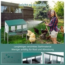 Pet Cages - 3-hole With Legs,Green - View 5